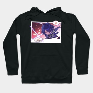 Honkai Star Rail Chibi Acheron Peaches Hoodie